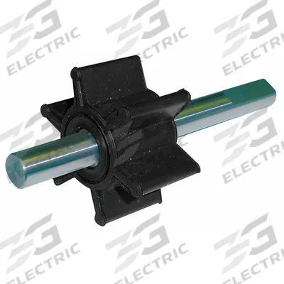 Dayton Impeller Kit: Mfr Part # 6KHP2, Includes Gasket/Impeller/Shaft, Neoprene - Impellers for Dewatering & Wastewater Pumps