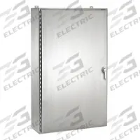 HOFFMAN Enclosure: 304 Stainless Steel, 36 in x 30 in x 12 in, NEMA 12/3R/4/4X, Solid Cover, Hinged (MPN A36H3012SSLP3PT). Key specifications — Brand: HOFFMAN; Closure Method: Handle; Enclosure Material: 304 Stainless Steel; Knockouts: Not Included.