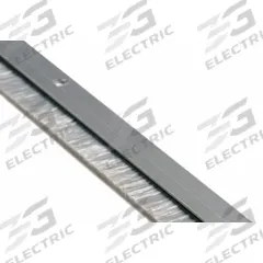 NATIONAL GUARD Door Sweep: Brush Insert, Aluminum, 48 in Lg, 1 1/4 in Wd, Aluminum (MPN B606A-48). Key specifications — Brand: NATIONAL GUARD.
