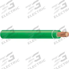 Building Wire: Copper, 4 AWG, 1 Conductors, Stranded, Green, 1,000 ft Lg, THHN/THWN-2 (MPN 25172804). Key specifications — Voltage: 600 V; Brand: SOUTHWIRE.