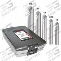 APPROVED VENDOR Spotting Drill Bit Set: 5 Pc, 1/8 in to 1/2 in, 140°, Carbide (MPN 402-888821). Key specifications — attr1301272: APPROVED VENDOR.