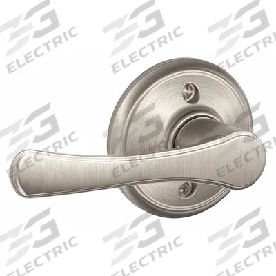 SCHLAGE Door Lockset: Dummy Lever Locksets, Nickel - Privacy Lever Locksets