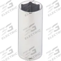 WESTWARD Socket: Metric, 3/8 in Drive Size, 18 mm Socket Size, 6-Point, Deep, Chrome, Socket (MPN 53YT61). Key specifications — attr1204417: WESTWARD; attr1204392: Chrome.