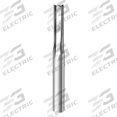 ONSRUD Solid Router Bit: Spiral O-Flute Downcut, 8 mm Cutter Dia - Spiral O-Flute Router Bits for Plastics