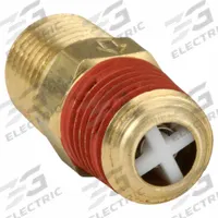 CONTROL DEVICES Check Valve: In Line, Brass, 1/4 in MPT, 1/4 in (M)NPT, 250 psi Max. Pressure (MPN M2525-1WA). Key specifications — attr291949: 1/4 in MPT; attr291950: 1/4 in (M)NPT; attr291957: Brass; attr294749: CONTROL DEVICES.