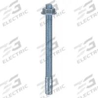 MKT FASTENING Wedge Anchor: 5 in Overall Lg, 3/8 in Dia, 3/8"-16 Thread Size, 4 in Thread Lg, 50 PK (MPN 2538500). Key specifications — Brand: MKT FASTENING; Anchor Type: Wedge; Finish Type: Zinc Yellow.