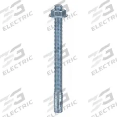 MKT FASTENING Wedge Anchor: 5 in Overall Lg, 3/8 in Dia, 3/8"-16 Thread Size, 4 in Thread Lg, 50 PK (MPN 2538500). Key specifications — Brand: MKT FASTENING; Anchor Type: Wedge; Finish Type: Zinc Yellow.