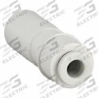 SMC Push-Fit Adapter Fitting: 4 mm OD x 10 mm OD Size, Push-to-Connect x Push-to-Connect, Brass (MPN KQ2R04-10A). Key specifications — Brand: SMC.
