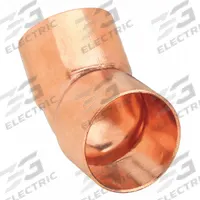 NIBCO Sweat Fitting Elbow: 1 1/4 in CTS x 1 1/4 in CTS, Cup x FTG, Wrot Copper (MPN 606-11/4)
