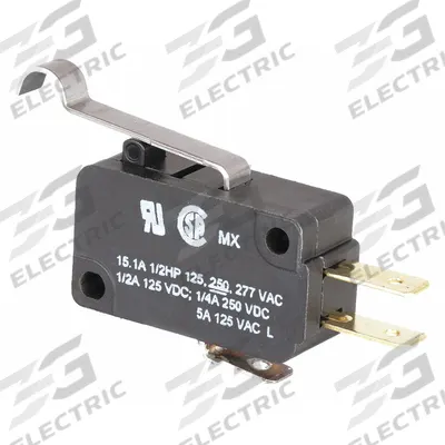 Honeywell Miniature Snap Action Switch: Lever Actuator, 1NO/1NC - Hinge Lever Snap-Action Switches