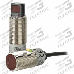OMRON Photoelectric Sensor: M18 Threaded, Non-Terminated Cable, 10-30V DC, PNP, 2 m (MPN E3FB-RP112M). Key specifications — attr211355: OMRON; attr1075361: 10-30V DC; attr1114840: M18 Threaded.