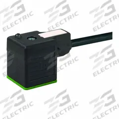 MURRELEKTRONIK Cordset: MSUD A Female Right Angle x Bare Wire, 10 m Cable Lg, PVC, Black, 3 Pins (MPN 7000-18021-6161000). Key specifications — Wire Size: 18 AWG; Brand: MURRELEKTRONIK; Cable Jacket Color: Black; IP Rating: IP67.