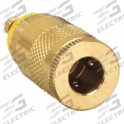 Parker Quick Connect Hose Coupling: 1/4 in Body Size, 300 psi Max. Working Pressure @ 70 F - Tru-Flate Automotive Brass Quick-Connect Air Coupling Bodies