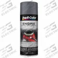 DUPLI-COLOR Automotive Paint: Interior, Engine Accessories/Engine Blocks, Solvent, Solvent-Based (MPN EDE161207). Key specifications — Color: Gray Engine Primer; Coverage Area: 12 to 15 sq ft; Compatible Surface Material: Metal; Finish Texture: No Texture; Sheen: Gloss; Surface Texture: Smooth; Brand: DUPLI-COLOR.