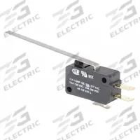 HONEYWELL Miniature Snap Action Switch: Lever Actuator, 1NO/1NC, Quick Connect (MPN V7-6B19D8-057). Key specifications — AC Contact Rating: 11 A @ 250 V; Electrical Connection: Quick Connect; Series: V7; Brand: HONEYWELL.