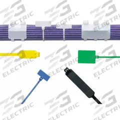 PANDUIT Cable Tie: 4 1/2 in Nominal Lg, 1 in Nominal Max. Bundle Dia., Parallel to Tie, 1,000 PK (MPN PLF1M-M). Key specifications — Brand: PANDUIT; Marking Pad Size: 3/4 in x 5/16 in; Outdoor Use: No; Color: Natural.