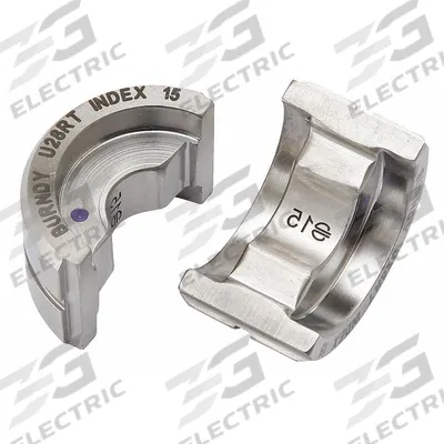 BURNDY Upper and Lower Crimping Die: 4/0 AWG Copper Lug, YA/YS, 1 Sizes - Burndy Replacement Crimping Dies