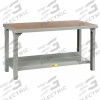 LITTLE GIANT Workbench: Adj Ht, Hardboard Over Steel, 48 in x 30 in, 5,000 lb Overall Load Capacity (MPN WSH2-3048-AH). Key specifications — Brand: LITTLE GIANT.