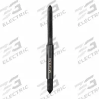 MILWAUKEE Straight Flute Tap: M3x0.5 Metric, 2B, 4 Flute, Plug Chamfer, Black Oxide Carbon Steel (MPN 49-57-5111)