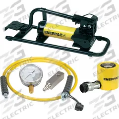ENERPAC Ram and Pump Set: 20 ton Cylinder Nominal Capacity, 1 3/4 in Cylinder Stroke, P392FP (MPN SCL201FP). Key specifications — attr96781: GF230P; attr96779: Mfr. No. RCS201; attr96780: P392FP; attr98877: ENERPAC.