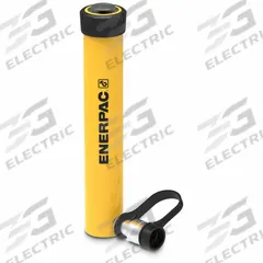 ENERPAC Hydraulic Ram: Single Acting, 10 ton Nominal Capacity, 10 in Nominal Stroke Lg, Steel (MPN RC1010). Key specifications — attr98927: ENERPAC.