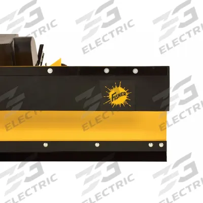 FISHER Deflector: Deflector, Rubber, Black, UTVs, 784WH8/784WH9 - Blade Edges & Kits