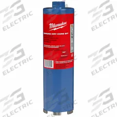 MILWAUKEE Coring Bit: 5 in Core Dia, 10 in Max Drilling Dp, 10 in Overall Lg (MPN 48-17-0050). Key specifications — attr253756: Masonry; attr277144: MILWAUKEE.