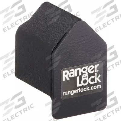 RANGER LOCK Standard & Long Shackle Padlock Guards: Steel, 3 5/8 in Guard Lg