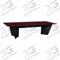 REGENCY Conference Table: Rectangle, Laminate/Melamine, Mahogany, 120 in Overall Lg, PVC, 10 Seats (MPN ACT12048MHBK). Key specifications — attr987891: Traditional Leg; attr987894: Melamine; attr987867: PVC; attr987857: REGENCY; attr987872: Laminate.