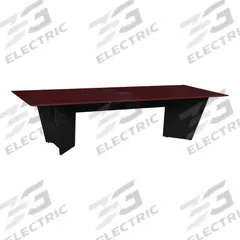 REGENCY Conference Table: Rectangle, Laminate/Melamine, Mahogany, 120 in Overall Lg, PVC, 10 Seats (MPN ACT12048MHBK). Key specifications — attr987891: Traditional Leg; attr987894: Melamine; attr987867: PVC; attr987857: REGENCY; attr987872: Laminate.