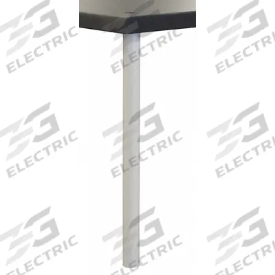 INSTOCK Reagent Pole: 15 in Overall Lg, Steel - Lab Shelves & Components