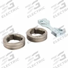 LINCOLN ELECTRIC Drive Roll & Inlet Guide Kit: 2-Roll, 0.045 in, V-Groove (MPN KP1696-1). Key specifications — For Welder Series: Power MIG 216; For Wire Feeder Series: LN-25 Pro; For Wire Type: Solid; Brand: LINCOLN ELECTRIC; Manufacturer Part Number: KP1696-1.