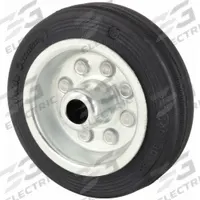 APPROVED VENDOR Flat-Free Wheel: 3 7/8 in Wheel Dia., 1 1/4 in Wheel Wd, Rubber, 1 3/4 in Hub Lg (MPN VE 100/12R-EL). Key specifications — Brand: APPROVED VENDOR.