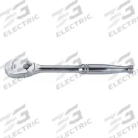 WESTWARD Hand Ratchet: Pear, Reversible, 11 in Overall Lg, Chrome, 4.3° Min Arc Swing (MPN 53YV78). Key specifications — attr1205598: Reversible; attr1205605: Quick-Release Not Included; attr1205626: Chrome; attr1205607: Pear; attr1205624: WESTWARD.