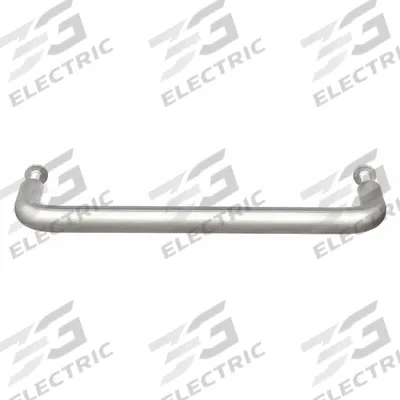 SUGATSUNE Pull Handle: Threaded Holes, Stainless Steel, Silver, #8-32 Screw Size - Standard Pull Handles