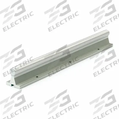 PBC LINEAR Linear Metric Shaft Assembly: 12 mm Shaft Dia, 600 mm Lg - Linear Support Rail & Shaft Assemblies