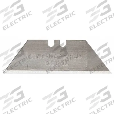 WESTWARD Unbreakable Utility Blade: 2 3/8 in Blade Lg, 23/32 in Blade Wd, 0.031 in Blade Thick - Straight-Edge Standard-Tip Replacement Utility Blades