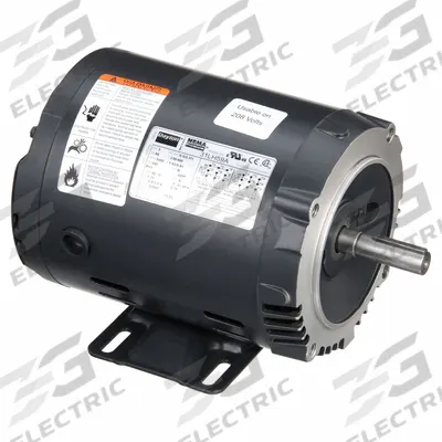 Dayton General Purpose Motor: C-Face/Rigid Base Mount, Open Drip Proof, 1/2 hp - C-Face with Rigid Base 3-Phase General Purpose AC Motors