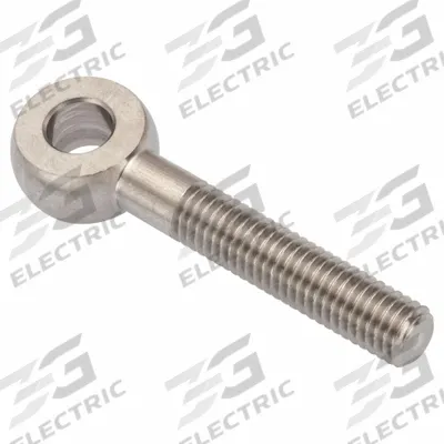 AMPG Fixed Rod End: Stainless Steel, Plain, 60 mm Hole Center-to-End Lg, Left Hand - Stainless Steel Male Threaded Fixed Rod Ends