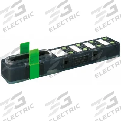 MURRELEKTRONIK M8 distribution block: EXACT8, 8 Ports, 3 Pole M8 Female - Passive Sensor Junction Blocks without Homerun Cable