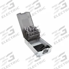 APPROVED VENDOR Screw Machine Drill Bit Set: 15 Pc, 1/16" to 1/2" by 32nds, 135° 4-Facet Point (MPN 460-000015B). Key specifications — attr1238841: Box.