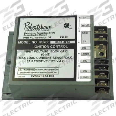 Robertshaw Ignition Control: Mfr Part # 780-787 - Replacement HVACR Controls, Switches & Thermostats