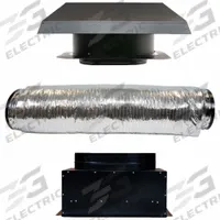 Whole House Fan: Roof Mount, 22 in Blade, 3,543 cfm Max., 2,771 sq ft Coverage, Low Noise, 3 Speeds (MPN RM WHF-4.0-DB). Key specifications — Mounting Location: Roof; Quiet Design: Yes; Speed Controllable: Yes; Rough Opening Type: Square; Brand: QUIETCOOL; For High-Static Pressure Applications: Yes; High-Efficiency Motor: Yes; Nameplate Voltage: 120V AC.