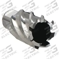 SLUGGER BY FEIN Annular Cutter: 2 in Cutter Dia, 1 in Max Cutting Dp, Bright, Cobalt, Weldon Flat (MPN 63134508007). Key specifications — attr253884: No; attr253885: Bright; attr253886: Cobalt; attr253887: Weldon Flat; attr253888: Fractional Inch; attr277149: SLUGGER BY FEIN.