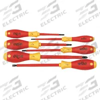 WIHA Insulated Screwdriver Set: 1-10 Pieces, 6 Pieces, Phillips/Slotted Tip, Ergonomic Grip (MPN 32092). Key specifications — attr1205274: WIHA; attr1205269: 6.5 mm.