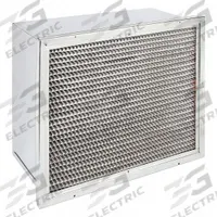 GRAINGER Cartridge Air Filter: 20 in x 24 in x 12 in, Steel, Single Header, MERV 14 (MPN 2GGW3). Key specifications — Brand: GRAINGER; Media Material: Microfiber; Air Filter Header Type: Single Header; Frame or Header Material: Steel.