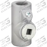 Sealing Fitting - Vertical and Horizontal: Iron, 3 1/2 in Trade Size, Female, 9 3/4 in Overall Lg (MPN EYSEF350). Key specifications — Brand: APPLETON ELECTRIC; Connection Type: Threaded; Thread Gender: Female; Ends - Hazardous Fittings: 3-1/2 in FNPT x 3-1/2 in MNPT; Material: Iron; Hazardous Location Rating: Class II, Division 1 and 2, Groups E, F, G; Thread Type: NPT; Standards: CSA C22.2 No 30.