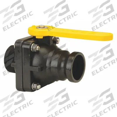 BANJO Cam and Groove Adapter: 2 in Coupling Size, 2 in Hose Fitting Size - Type A Polypropylene Cam & Groove Fittings