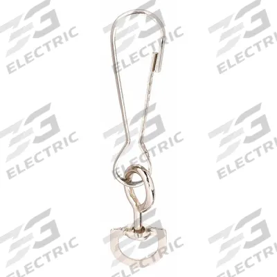 LUCKY LINE PRODUCTS Snap Hook: 1 Snaps, Solid Gate, Steel, 5/16 in Opening Size - Light Duty Spring Snaps