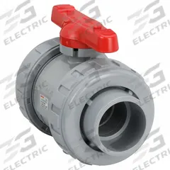 ASAHI Manual Two-Way Ball Valve: 2 in, CPVC, Straight, 150 psi Max. Pressure (CWP), One-Piece, Tee (MPN 1613020). Key specifications — Brand: ASAHI; Handle: Tee.